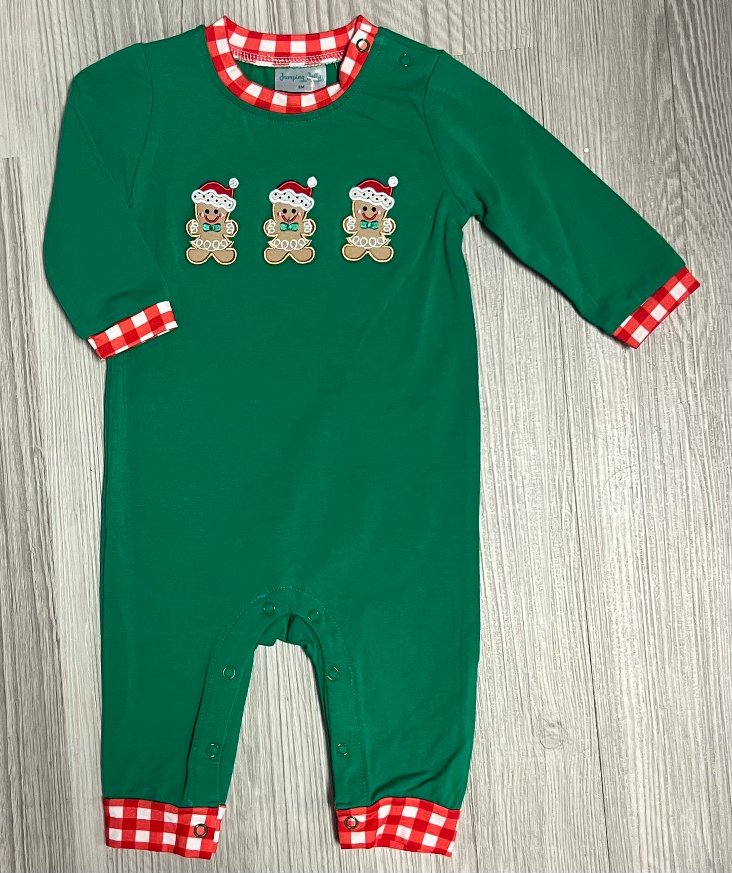 Boys Gingerbread Romper