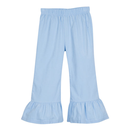 Girl's corduroy ruffle pants