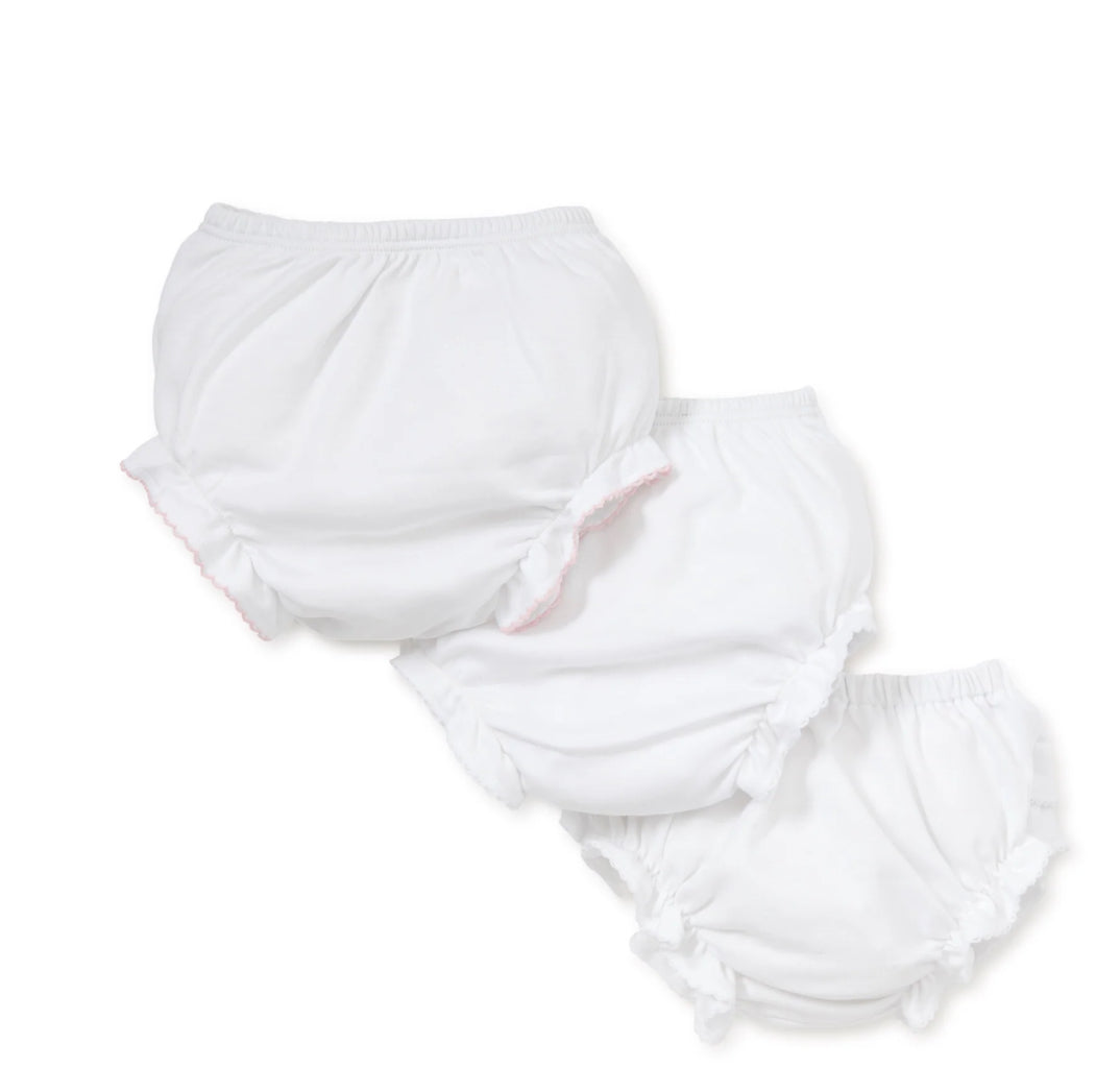White Kissy Basics Diaper Cover Set 6-9M