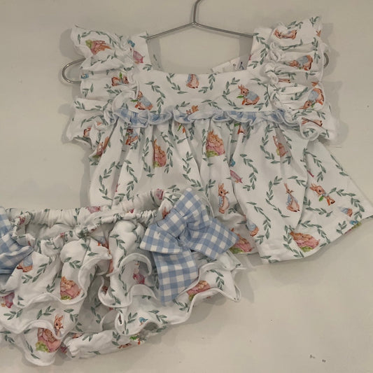 Sweet Rabbit Diaper Set