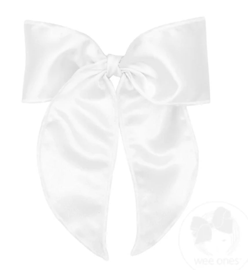 King Satin Bowtie with Twisted Wrap and Whimsy Tails