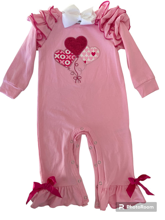 Valentines Heart romper