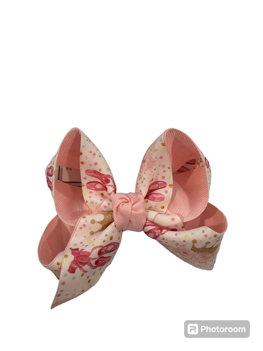 Ballet shoes bow