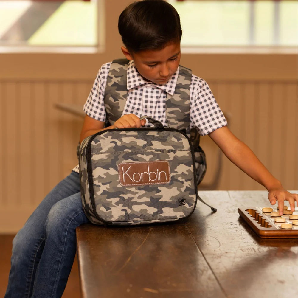 Lunch Bag- Camo (monogram included)