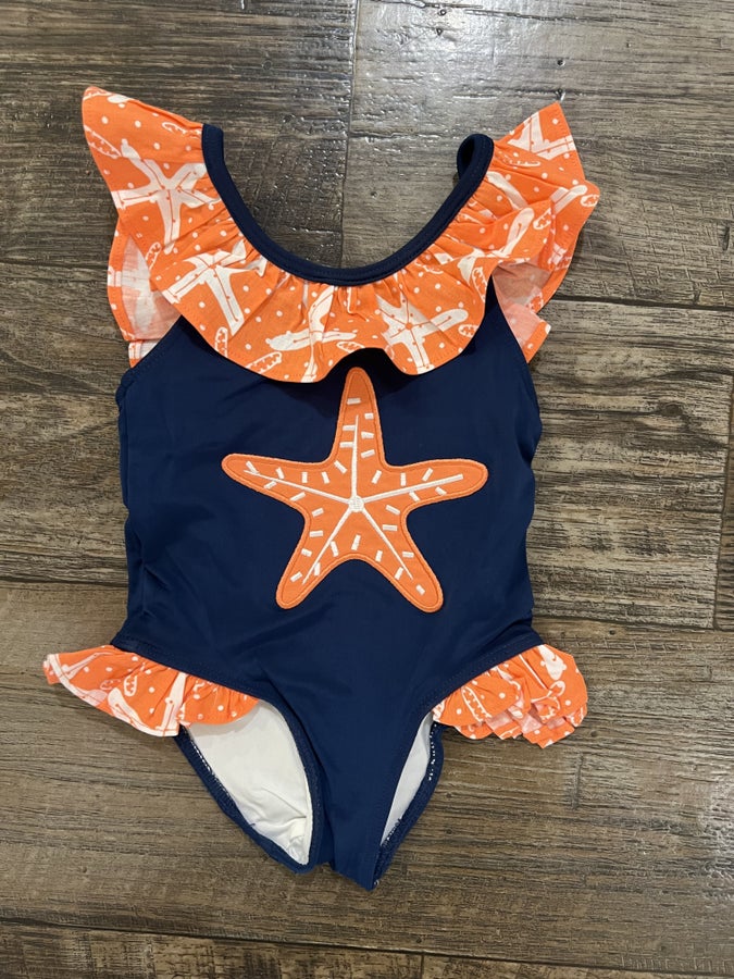Starfish Applique Swimsuit