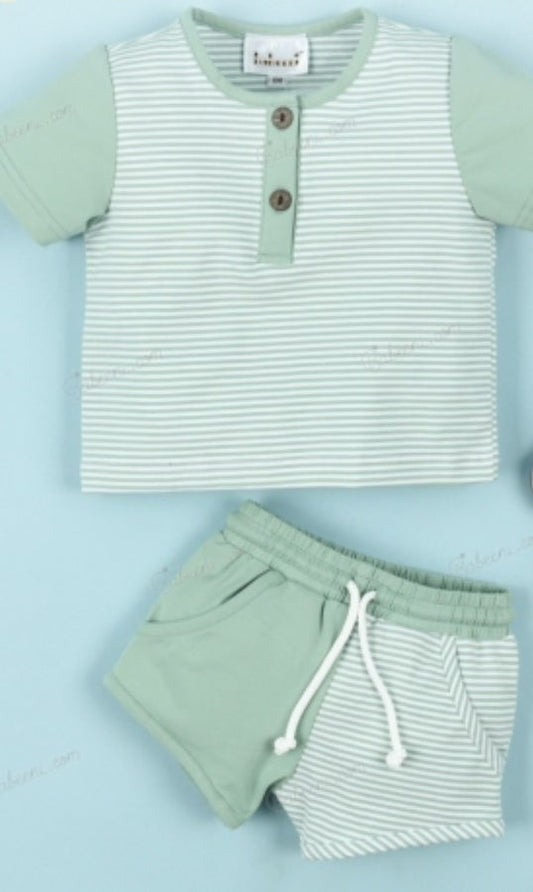 Boys Aqua Foam Short Set