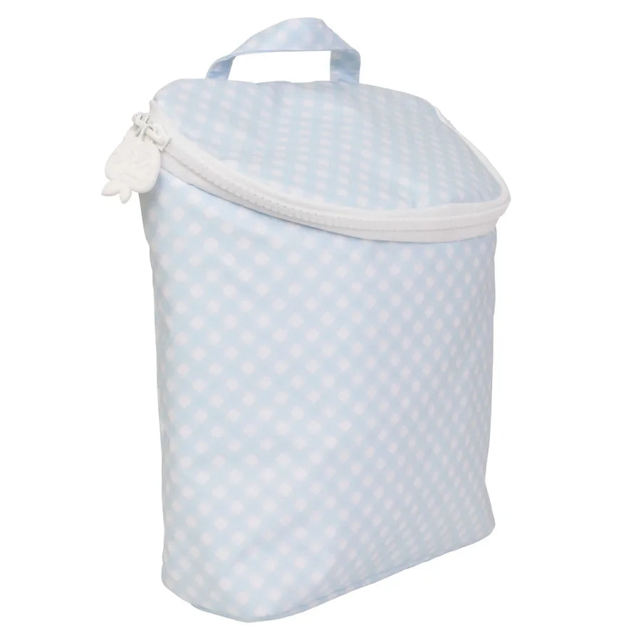 The Bottle Bag- Blue Gingham