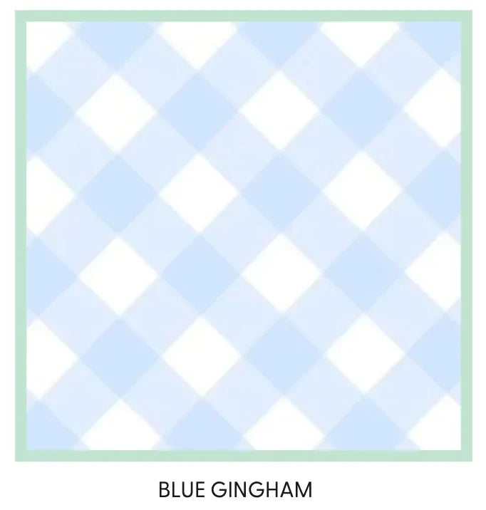 The Dopp Kit- Blue Gingham